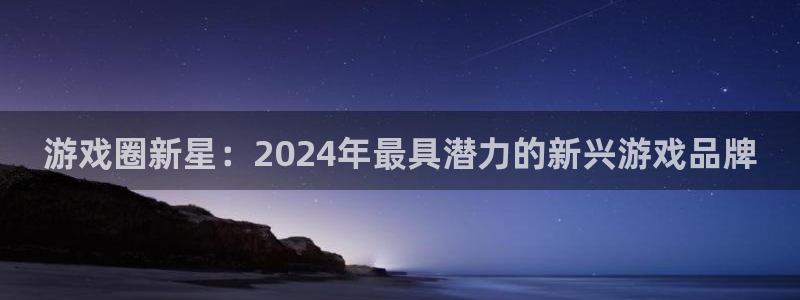 亿万28官网注册平台是什么软件：游戏圈新星：2024年最具潜力的新兴游戏品牌