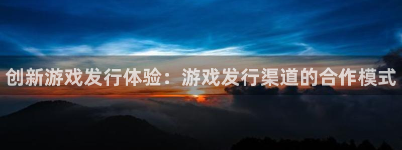 亿万28官网注册方法是什么样的：创新游戏发行体验：游戏发行渠道的合作模式